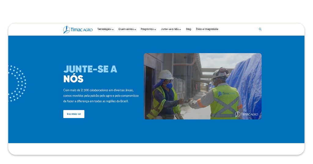 Vagas de emprego na Timac