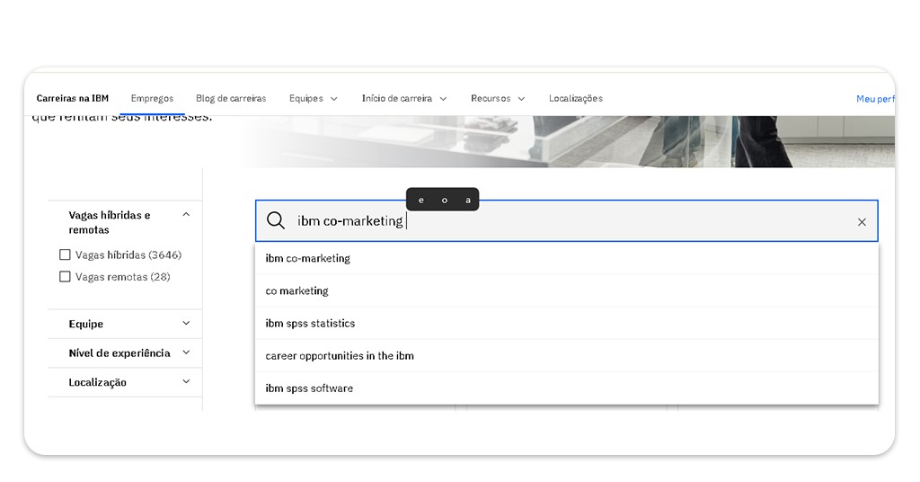 Vagas para trabalhar na IBM