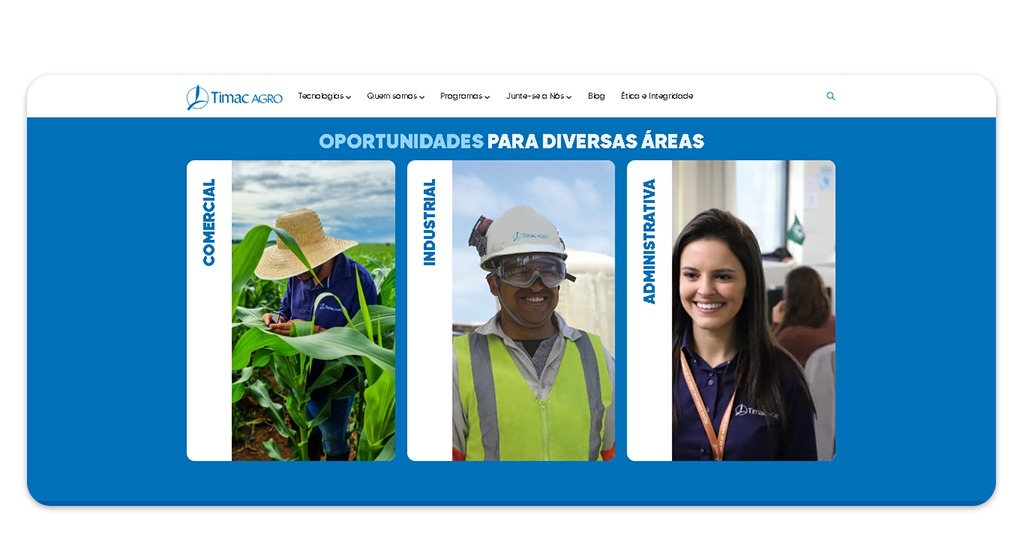 Vagas de emprego na Timac