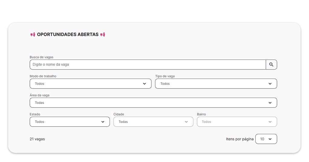 Vagas de trabalho na Globo