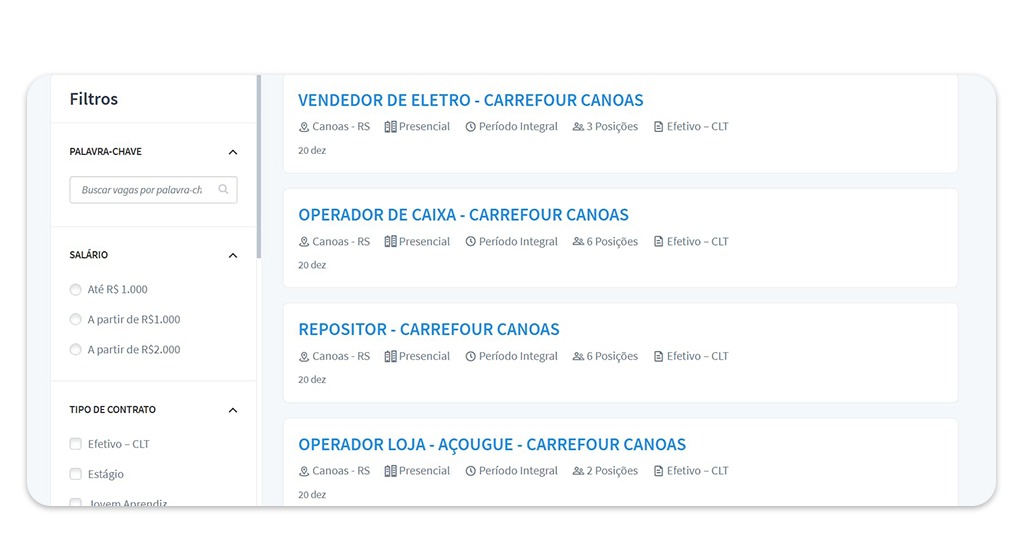 Trabalhar no Carrefour