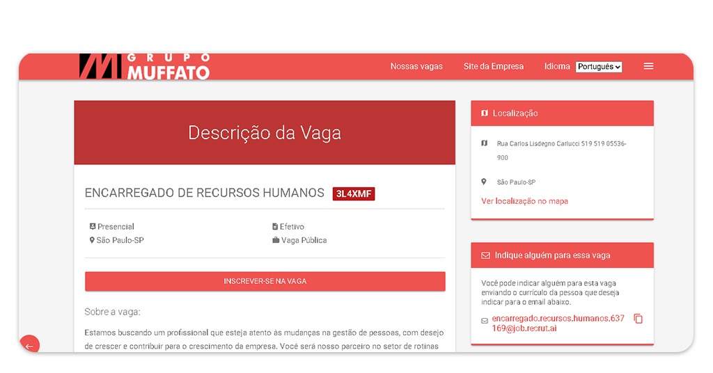 Vagas de emprego no Grupo Muffato