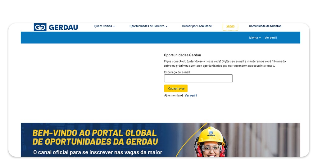 Vagas na Gerdau