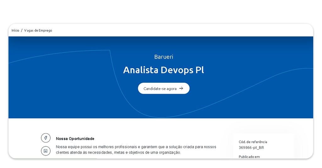 Vagas na Capgemini Brasil