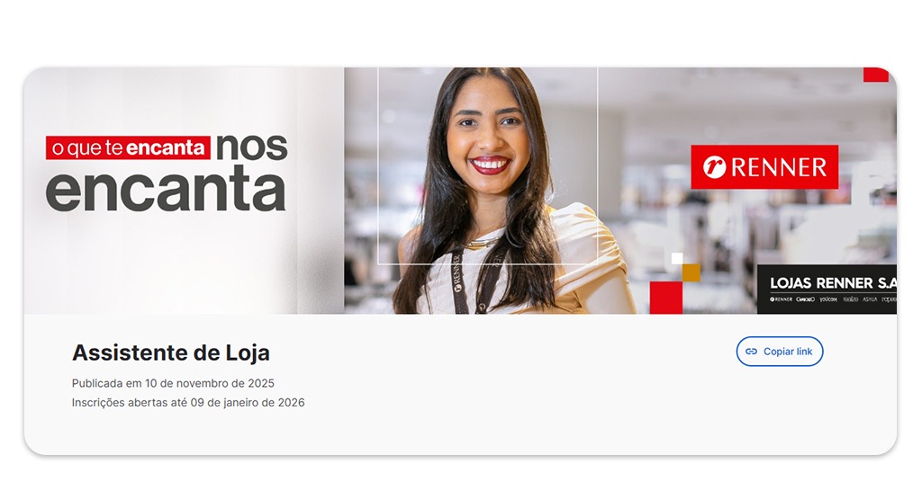 Vagas de emprego na Renner