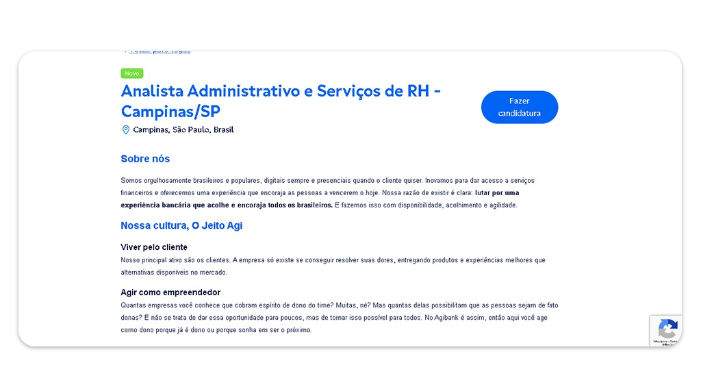 Vagas para trabalhar no Agibank