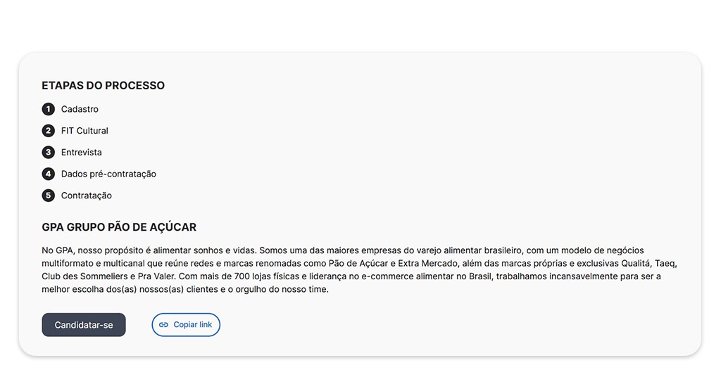 Trabalhar nas lojas GPA