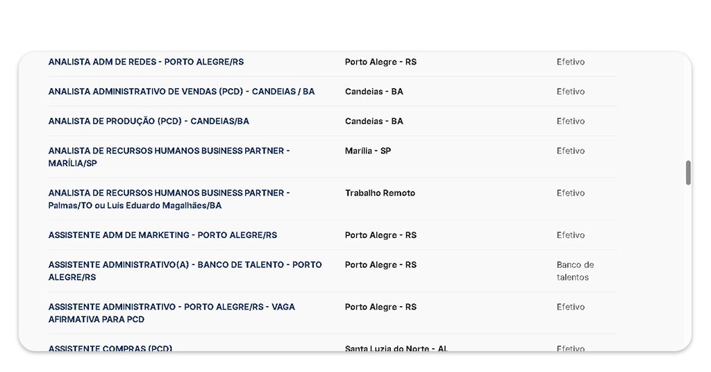 Vagas de emprego na Timac