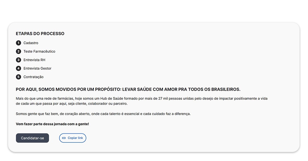 Vagas nas farmácias Pague Menos