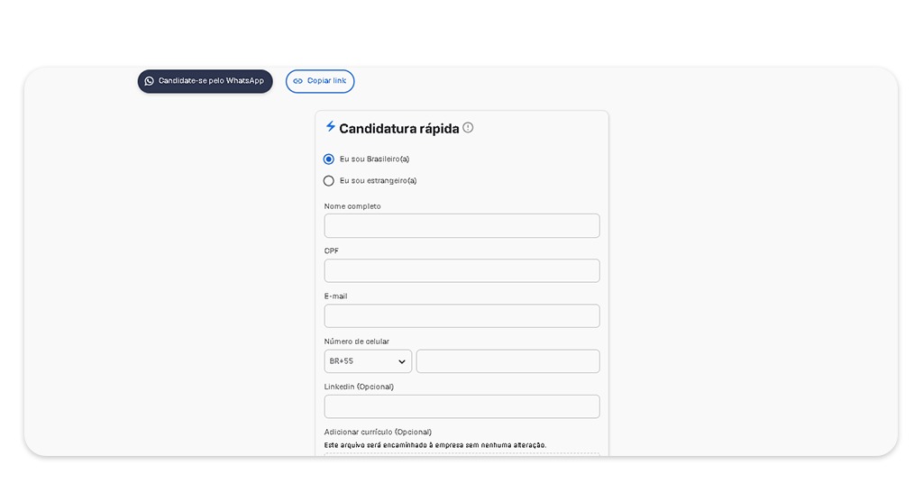 Vagas para trabalhar na Fortbras
