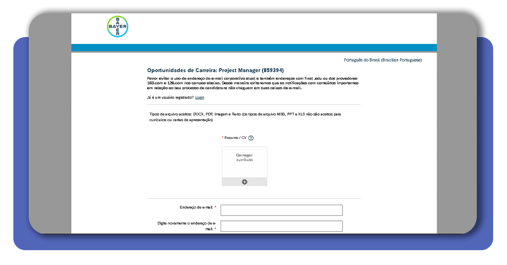 Vagas de emprego na Bayer
