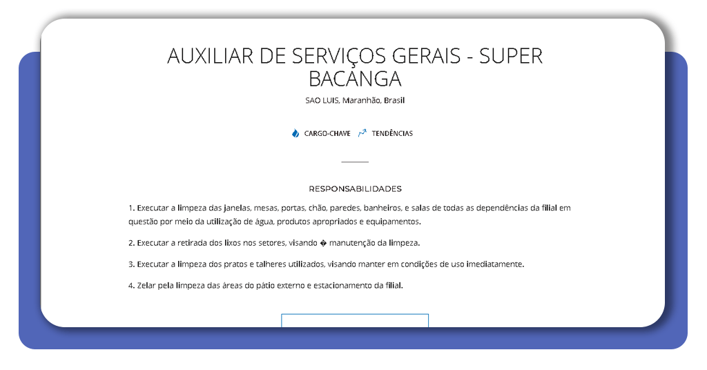 Vagas no Grupo Mateus