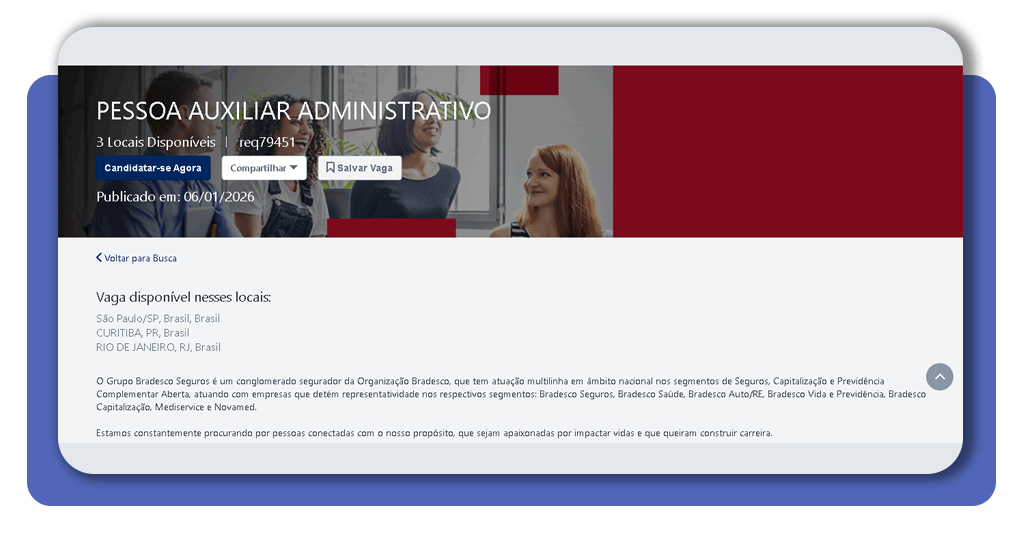 Vagas no Bradesco