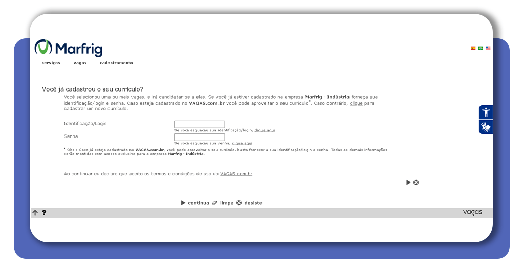 Vagas para a indústria da Marfrig