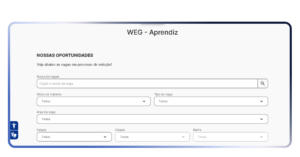Vagas de aprendiz na WEG