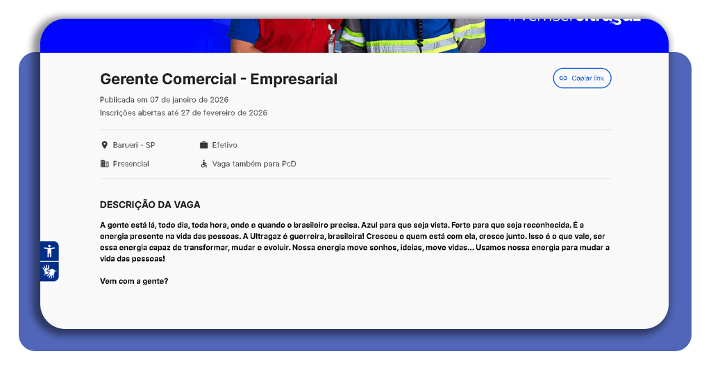 Trabalhar na Ultragaz