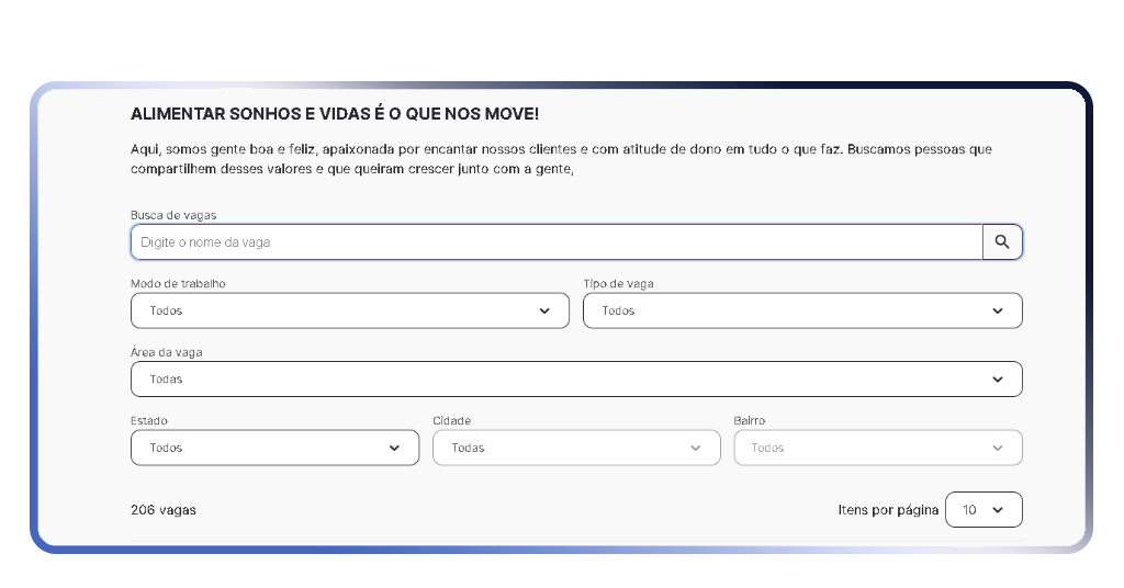 Estágio no Grupo Pão de Açúcar