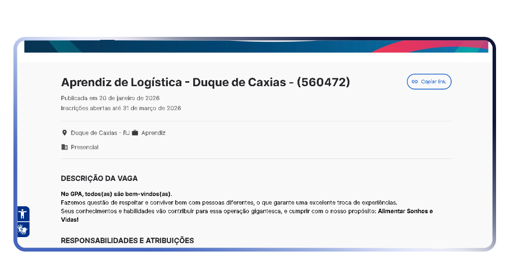 Estágio no Grupo Pão de Açúcar