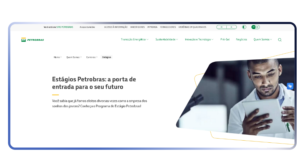 Estágio na Petrobras