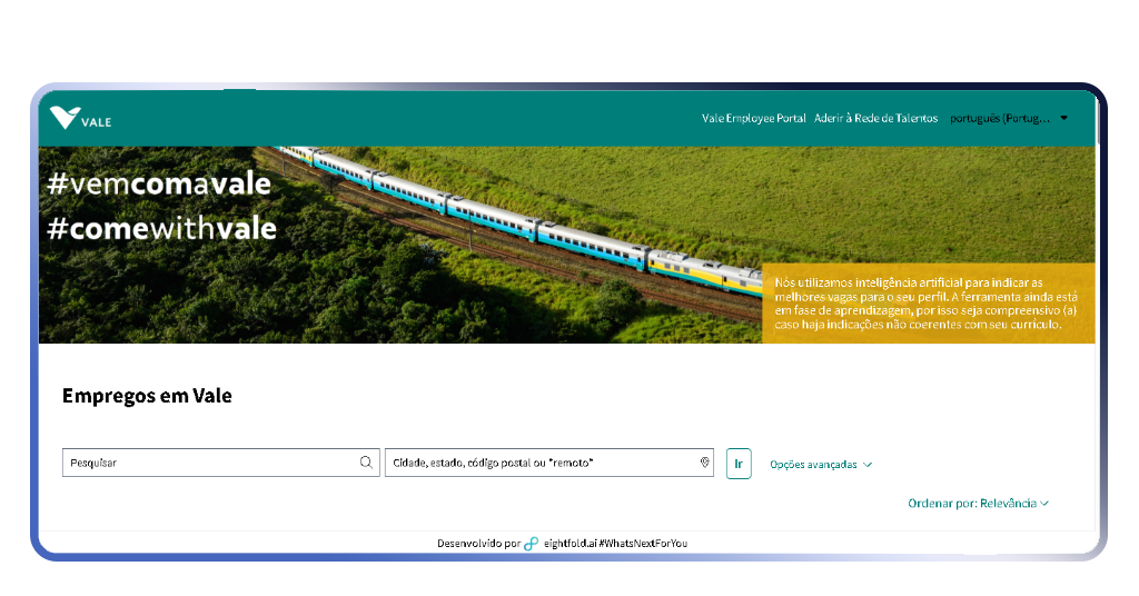 Vagas para trabalhar na Vale