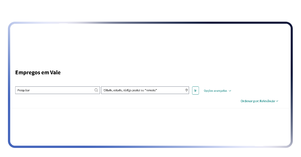 Vagas para trabalhar na Vale