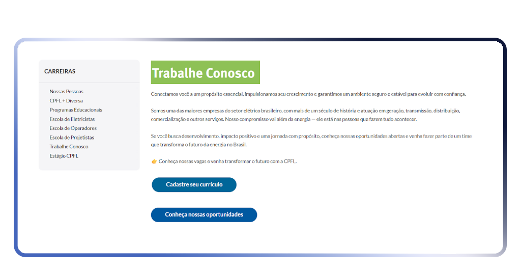Trabalhar na CPFL Energia
