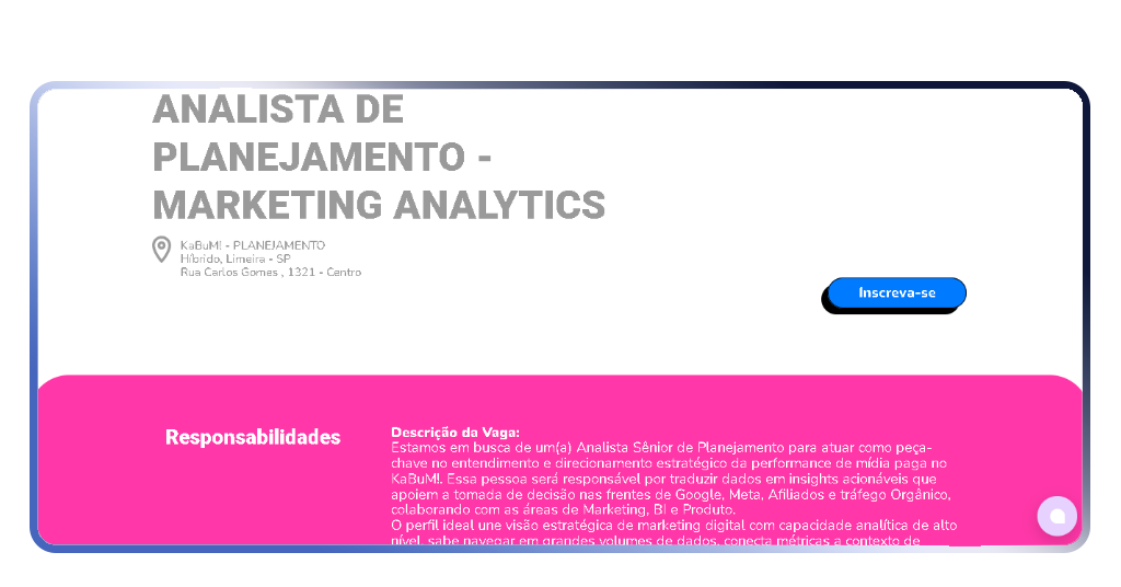 Trabalhar na Magazine Luiza