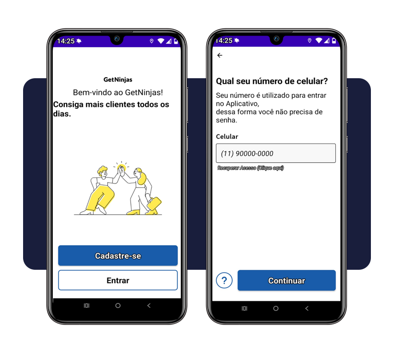App para encontrar bicos