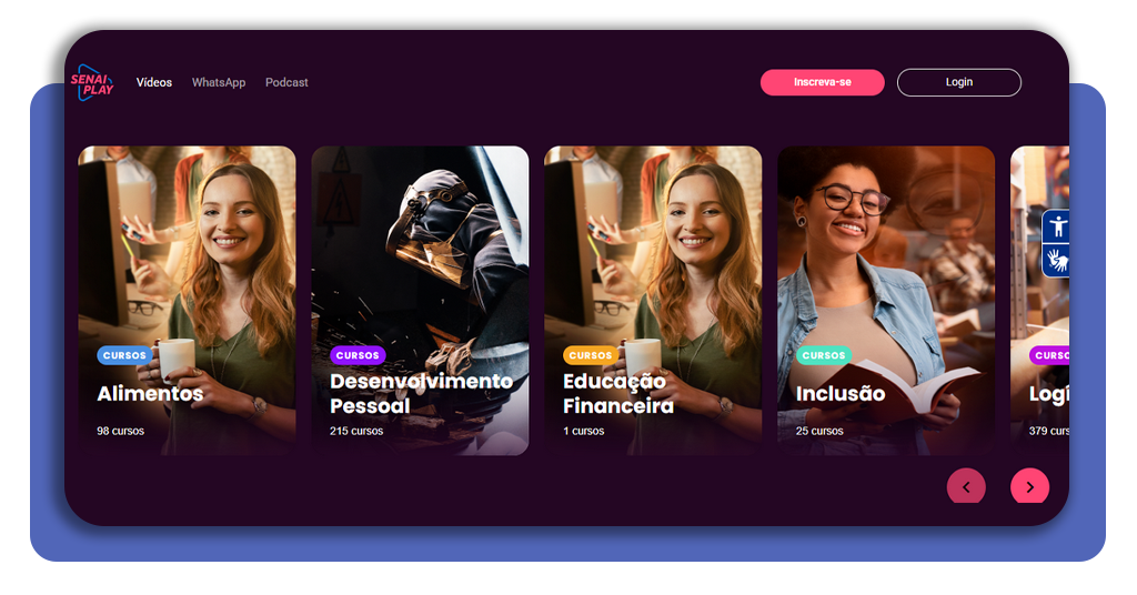 Curso gratuito no SENAI