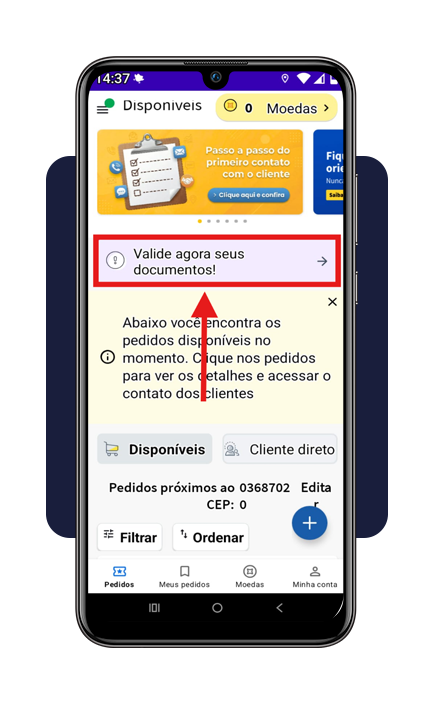 App para encontrar bicos