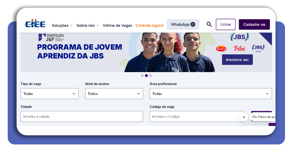 Jovem Aprendiz em grandes empresas