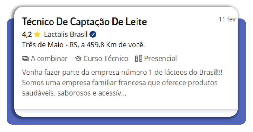 Vaga para trabalhador rural