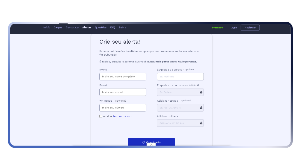 Concursos de nível fundamental