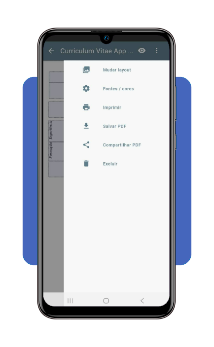 Currículo profissional em PDF