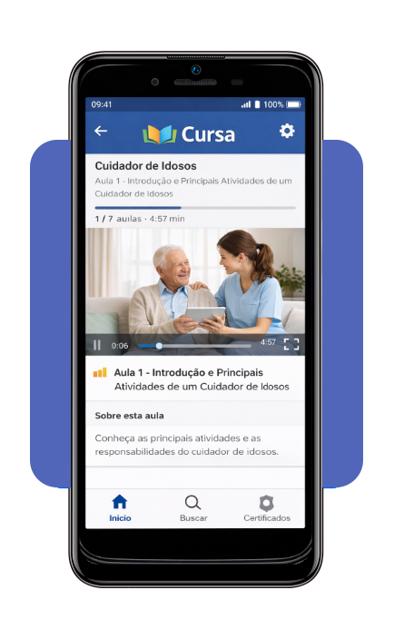 Curso de cuidador de idosos grátis