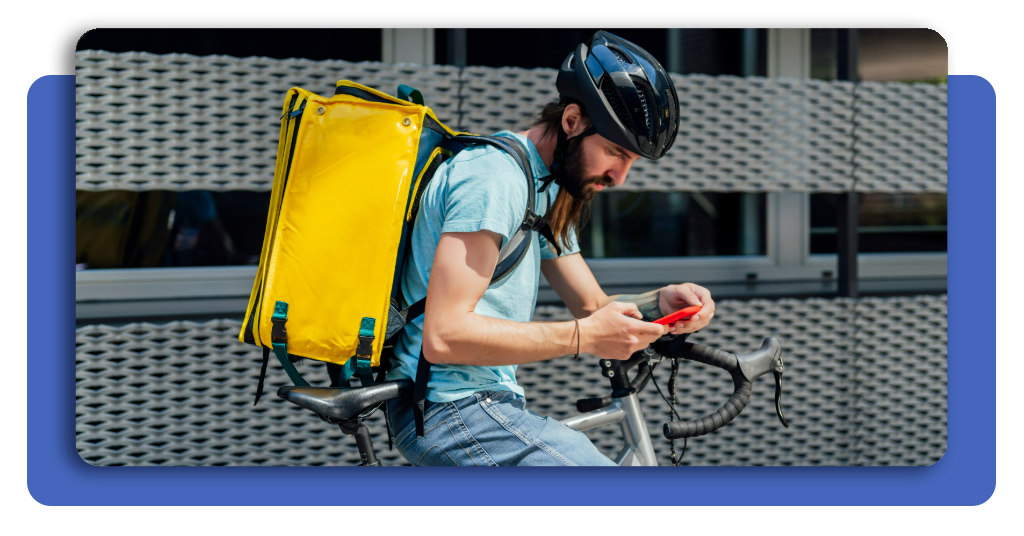 O cadastro nas plataformas de entregas de bike é gratuito e pode ser feito em poucos minutos pelo celular, sem burocracia ou documentação complexa.