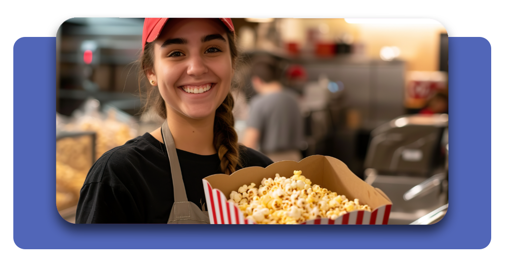 As vagas de atendente de cinema nas redes Cinemark, Cinesystem e Cinépolis são publicadas em seus sites e aceitam candidatos sem experiência prévia.