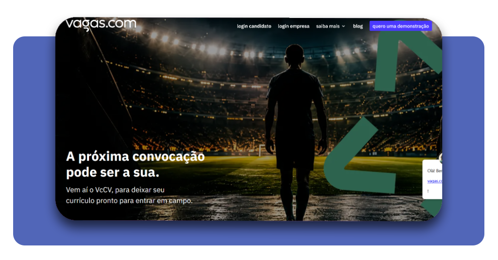 Plataforma de empregos Vagas.com