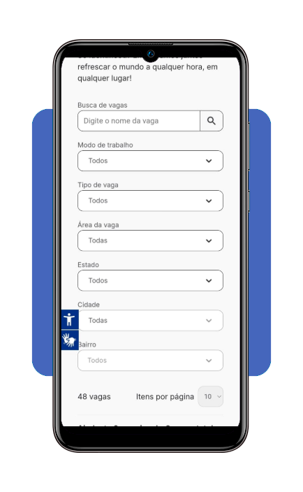 Portal de vagas da Coca-Cola FEMSA Brasil na plataforma Gupy
