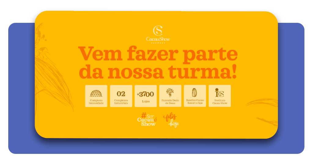 Passo 1 para encontrar vagas em lojas da Cacau Show: acessar o portal da Gupy