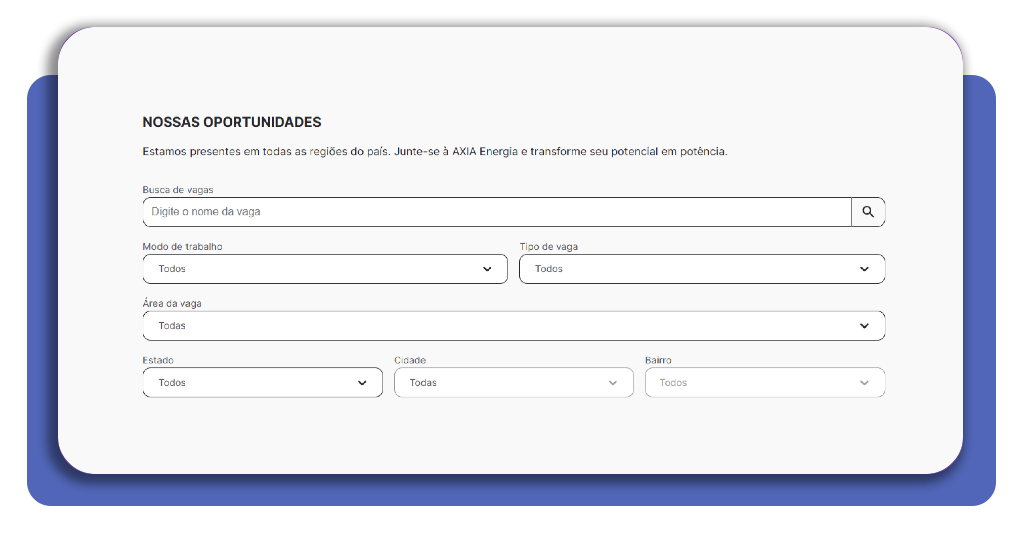 Passo 2 - Acesse as vagas disponíveis na plataforma
