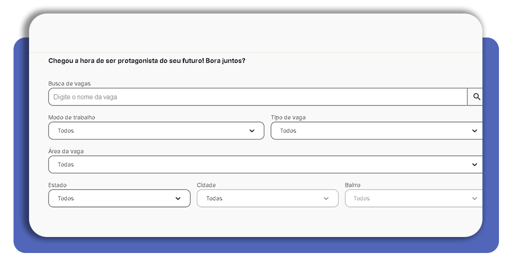 Passo 5: busca personalizada de vagas na Pague Menos