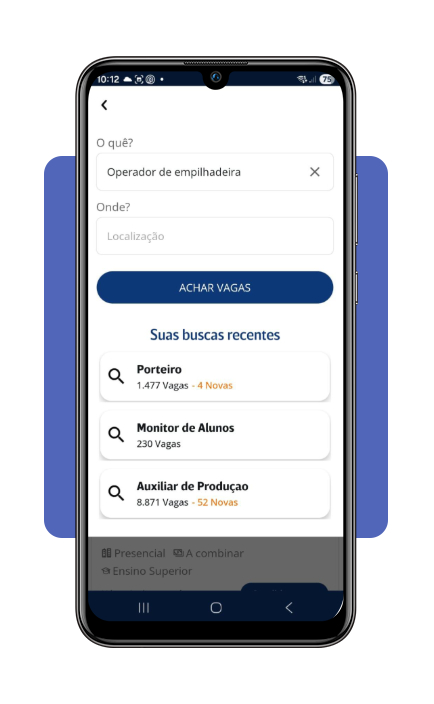 Busca de vagas de operador de empilhadeira no Infojobs