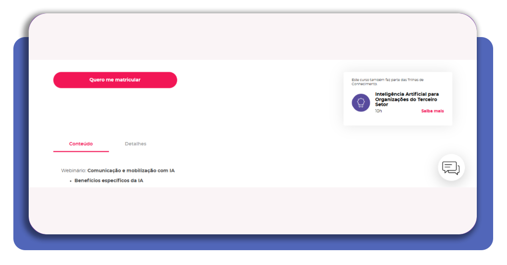 Tela de avaliação final de curso gratuito online da Fundação Bradesco