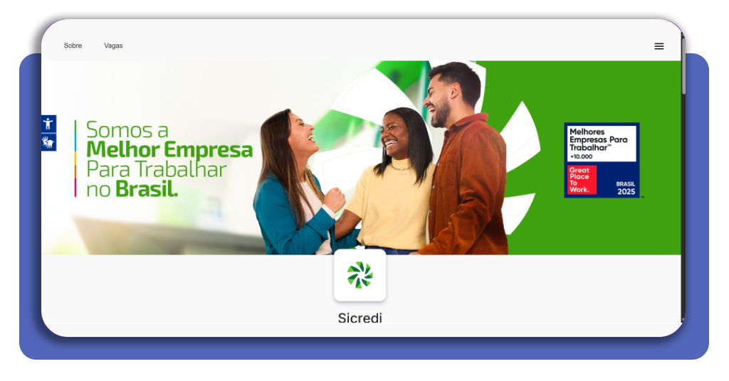 Portal de vagas do Sicredi na Gupy para serviços gerais em cooperativas de crédito