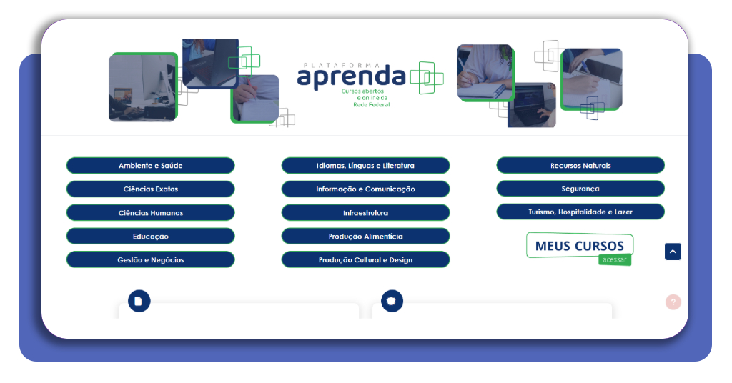 Plataforma Aprenda Mais MEC - cursos online gratuitos reconhecidos pelo MEC